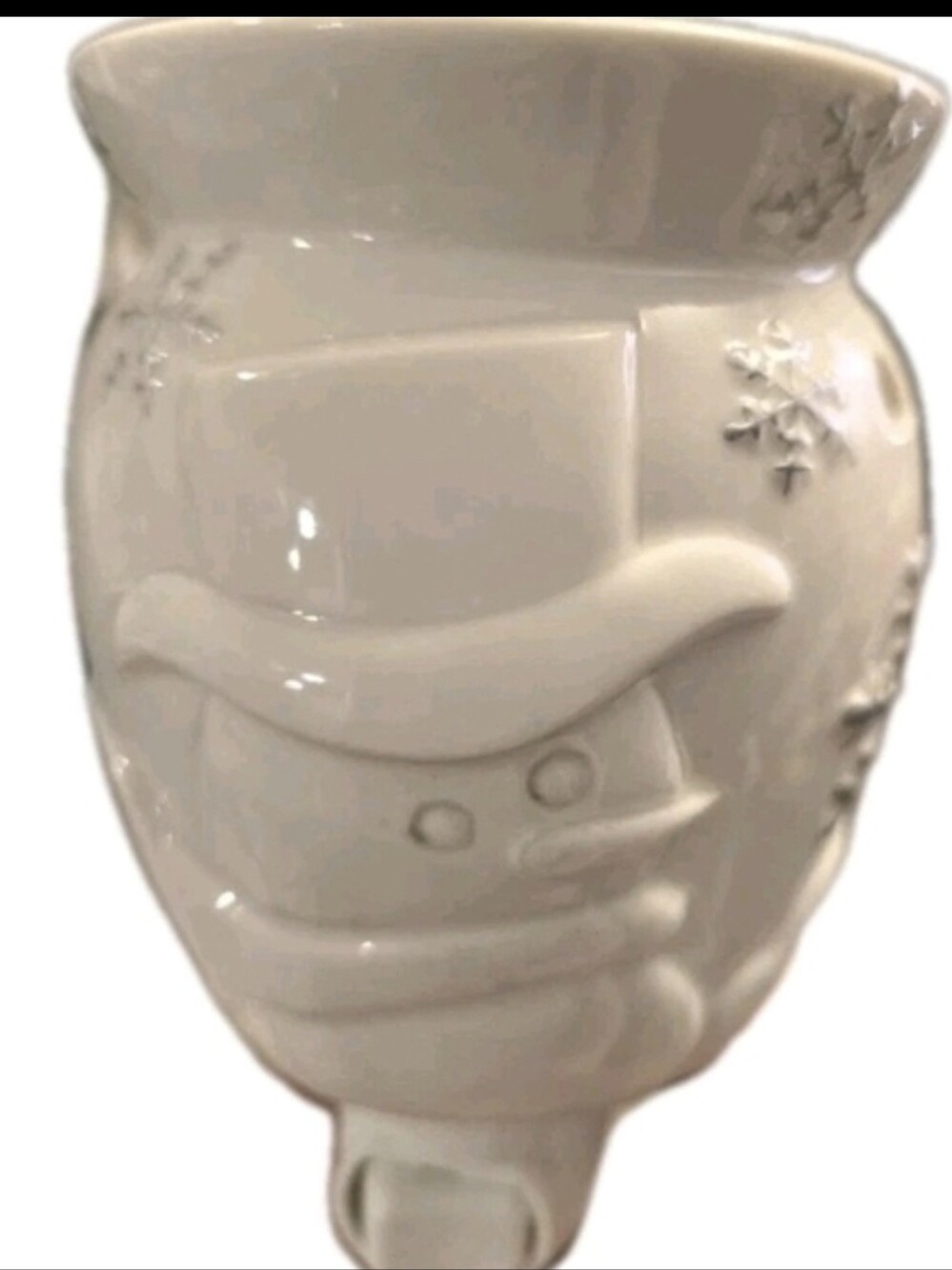 Scentsy Blizzard Plug-In Wax Warmer Snowflake Holiday Night Light Retired Rare